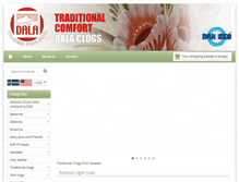 Tablet Screenshot of dalaclogs.com